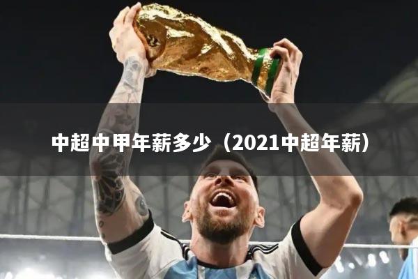 中超中甲年薪多少(2021中超年薪)