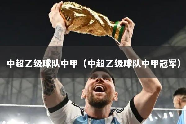 中超乙级球队中甲(中超乙级球队中甲冠军)